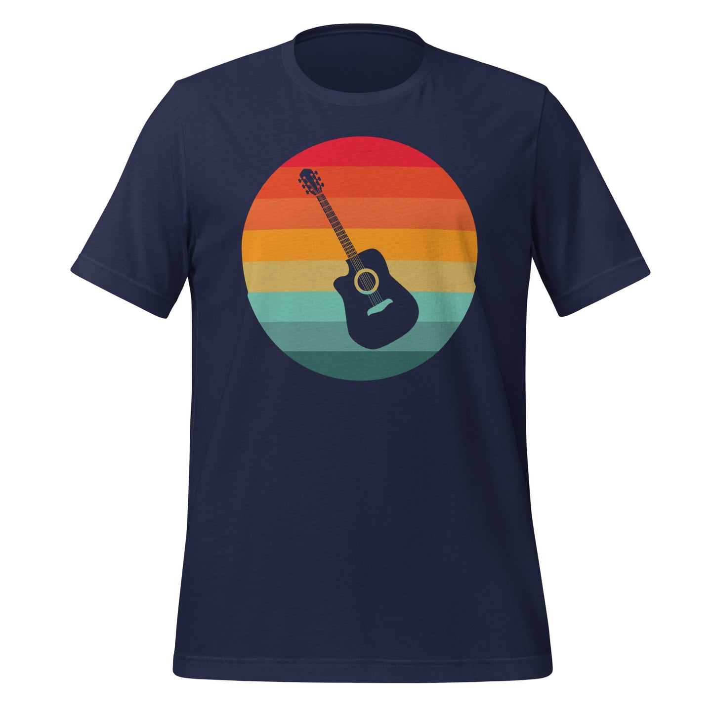 Camiseta con serenata de guitarra al atardecer