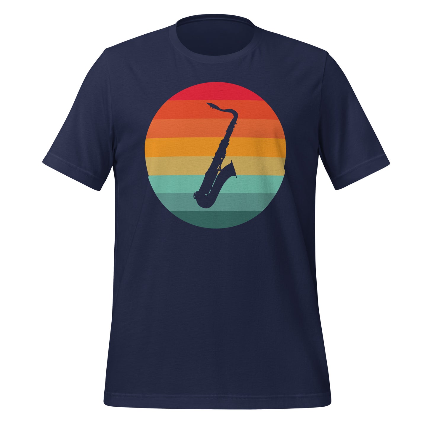 Camiseta con serenata de saxofón al atardecer