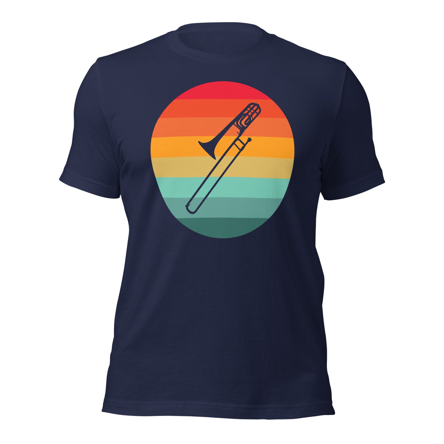 Camisa con serenata de trombón al atardecer