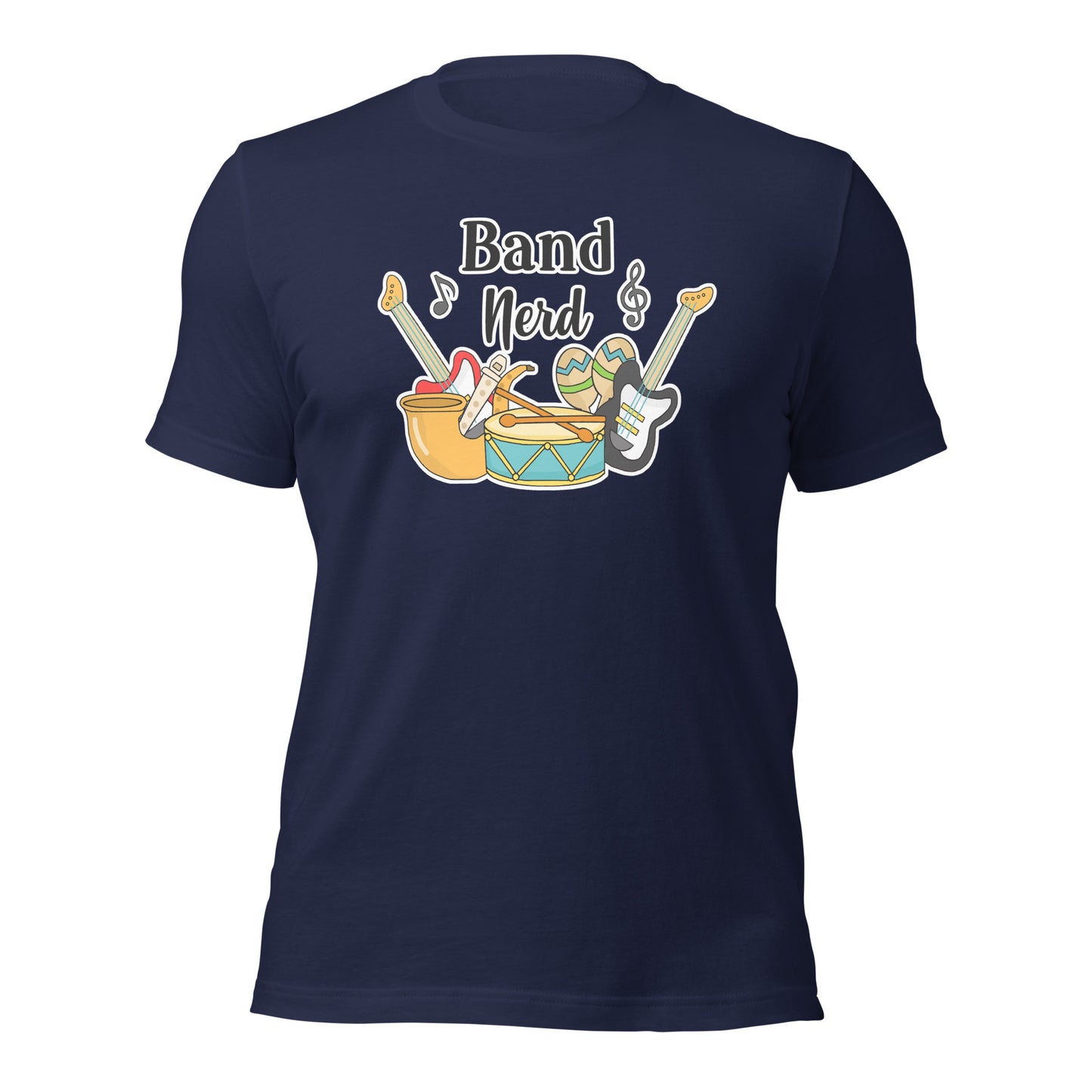 Camiseta de nerd de banda