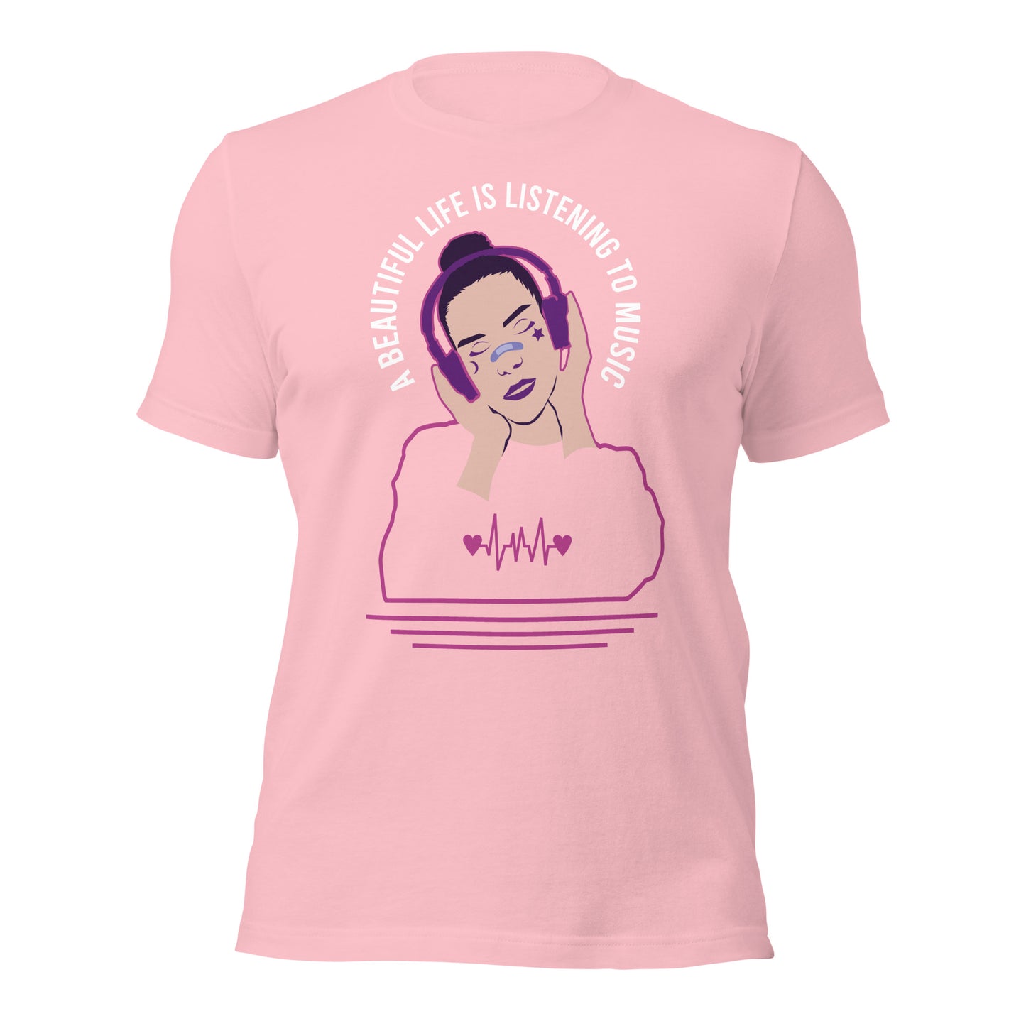 A Beautiful Life is Listening to Music T-shirt