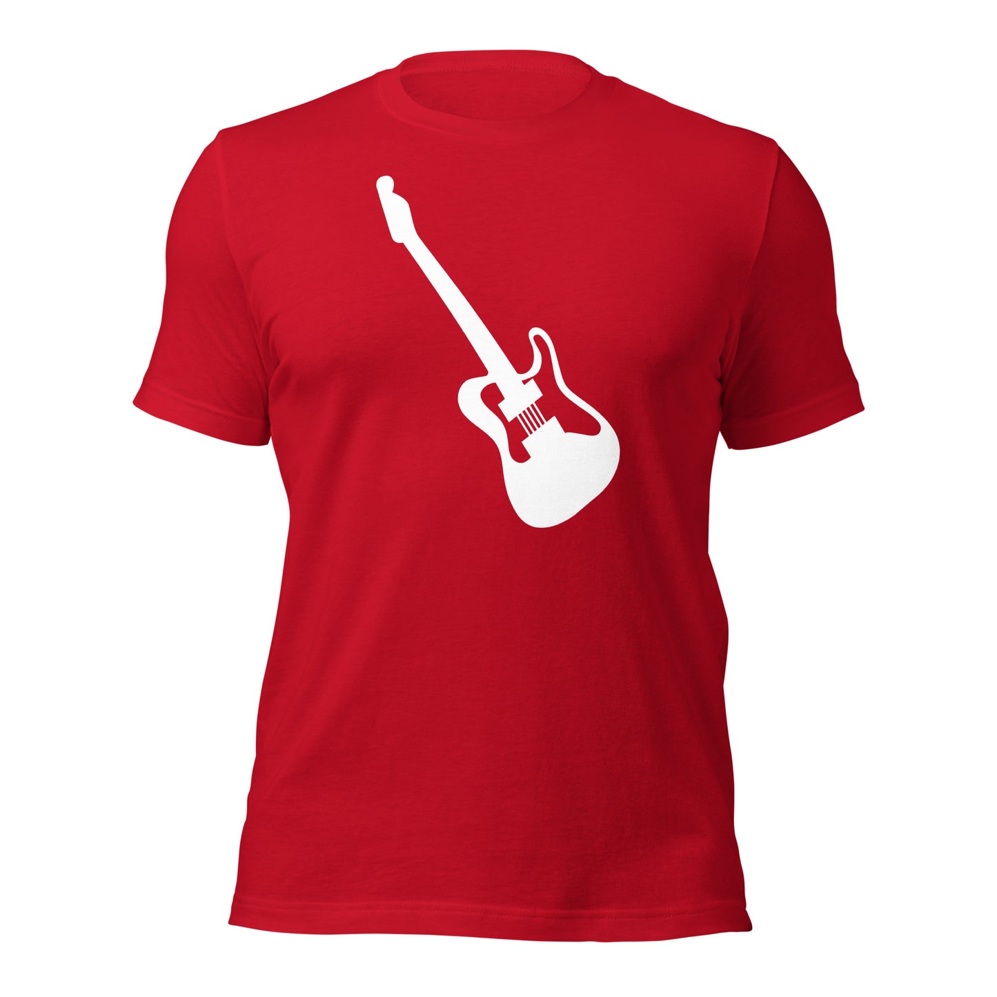 Camiseta para entusiastas de la guitarra eléctrica de cuerpo sólido