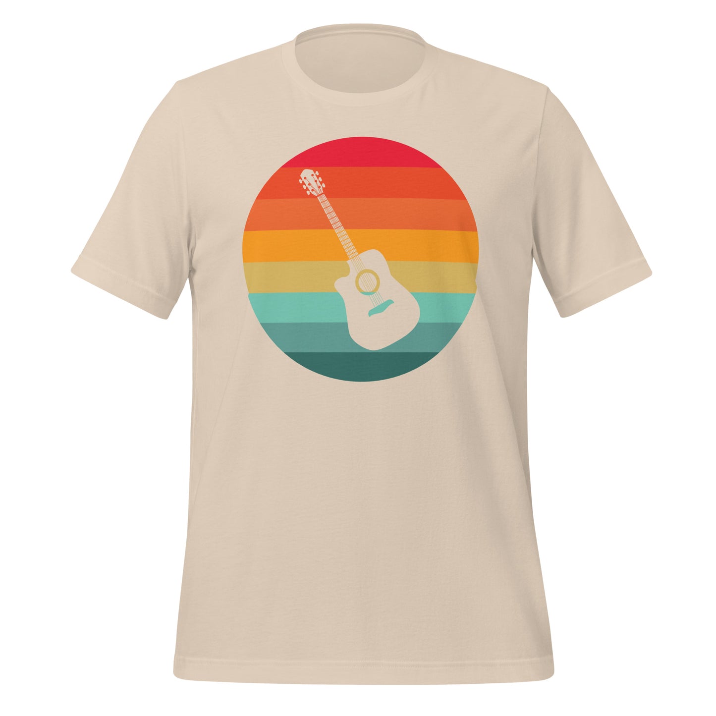Camiseta con serenata de guitarra al atardecer