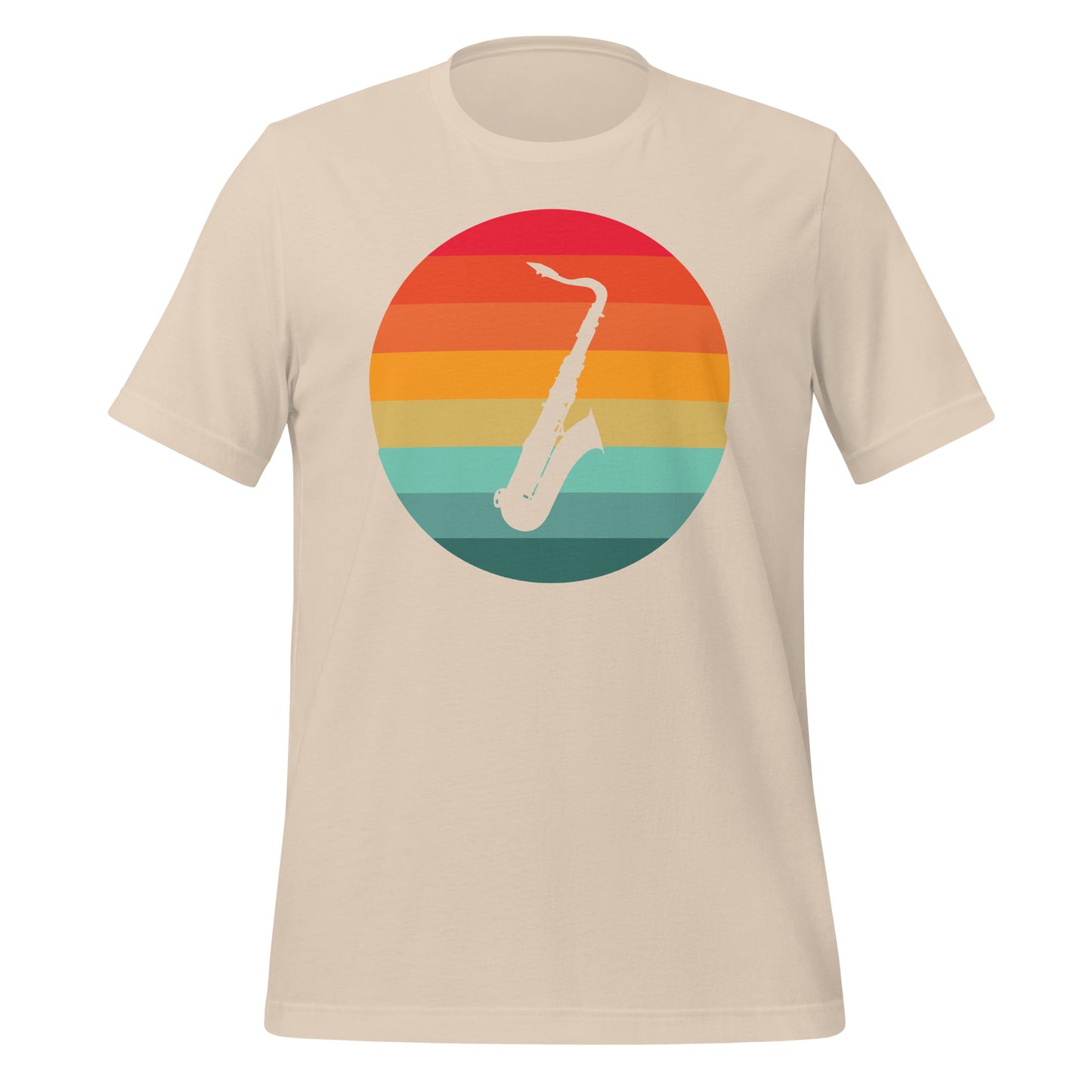 Camiseta con serenata de saxofón al atardecer