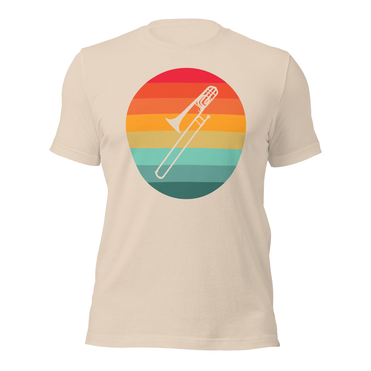 Camisa con serenata de trombón al atardecer