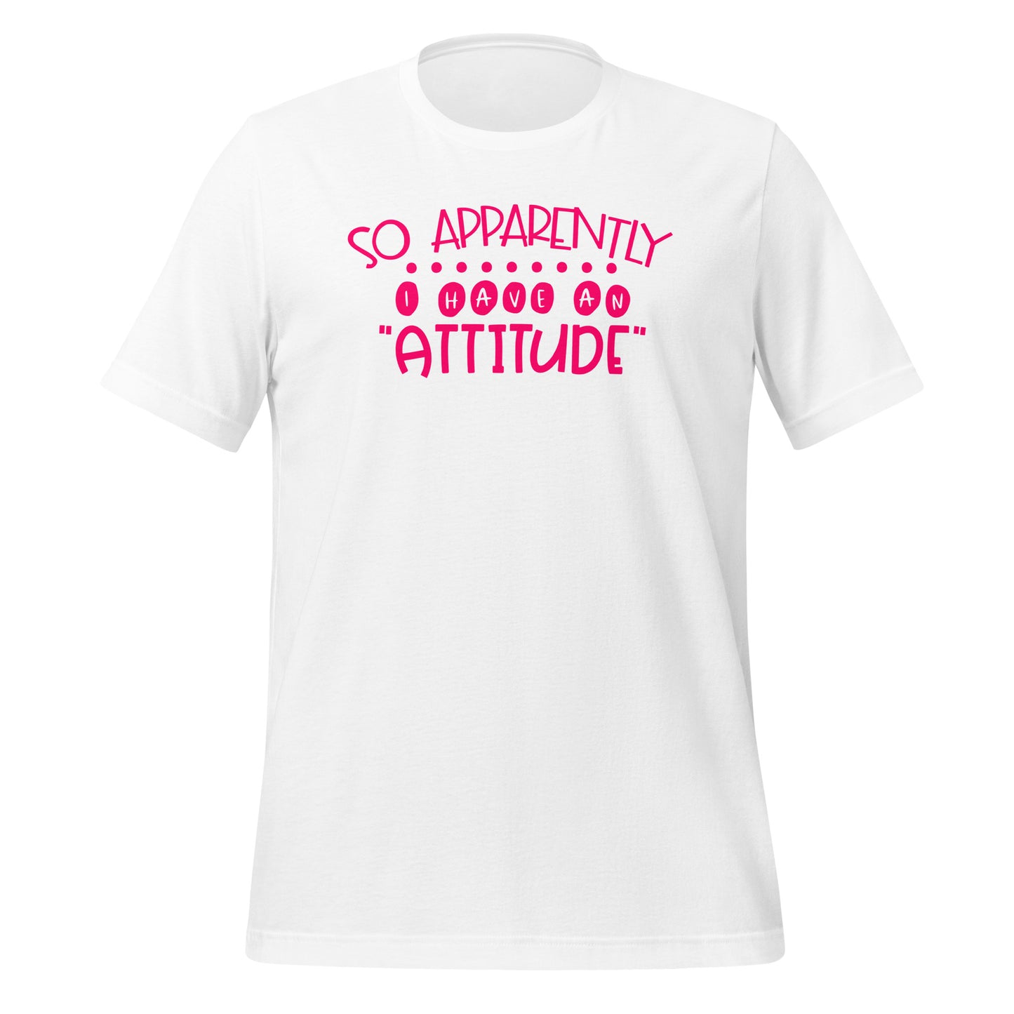 Entonces, aparentemente tengo una camiseta gráfica de actitud
