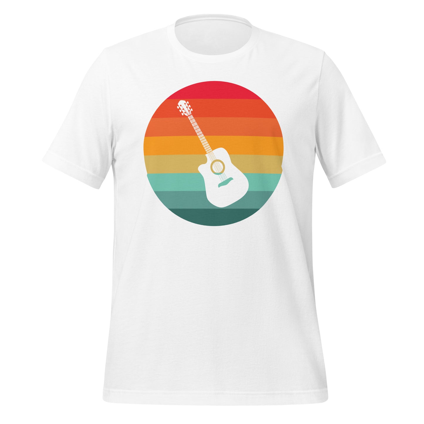 Camiseta con serenata de guitarra al atardecer