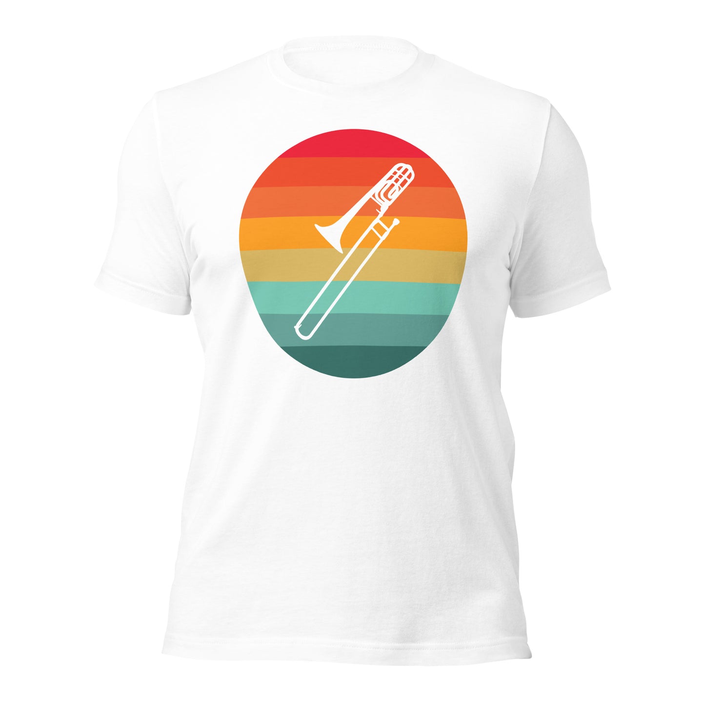 Camisa con serenata de trombón al atardecer