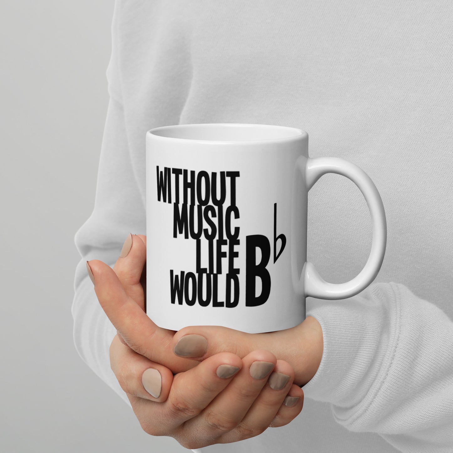 Taza Sin música la vida sería B♭