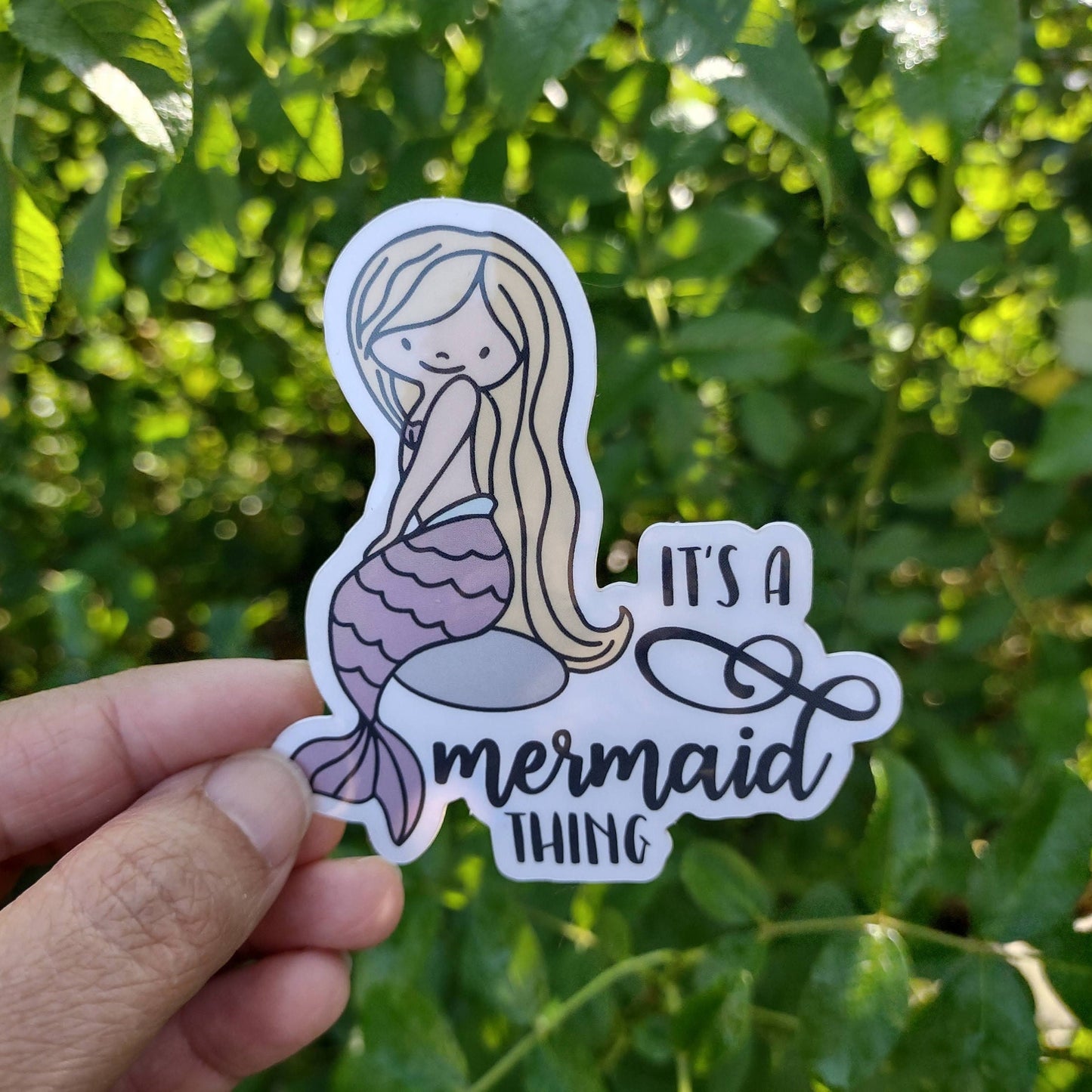 It’s a Mermaid Thing Vinyl Sticker – Waterproof Glossy Decal for Sea Lovers