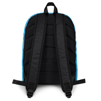 Mochila con estampado integral Crescendo en azul