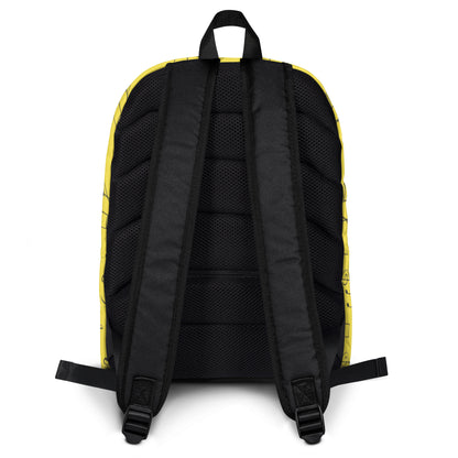 Mochila con estampado integral de notas musicales
