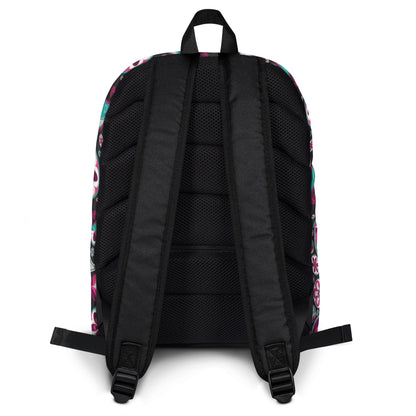 Mochila con estampado paisley floreciente