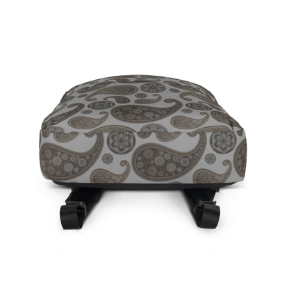 Mochila con estampado paisley terroso