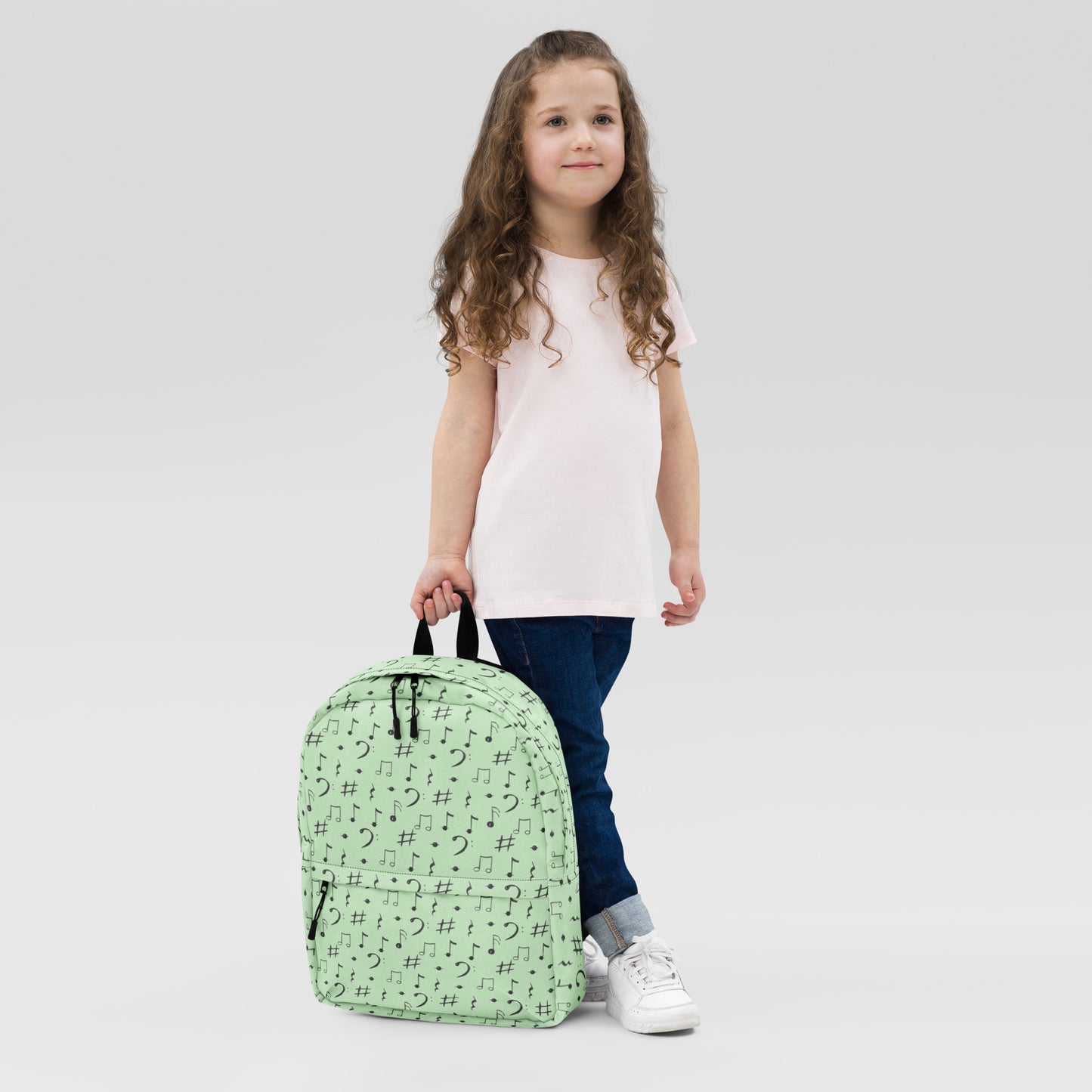 Mint Melody All-Over Print Backpack