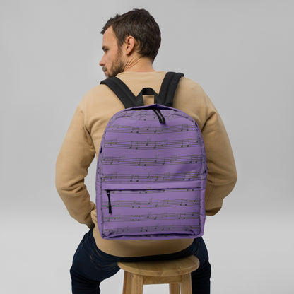 Mochila con estampado integral Lavender Symphony
