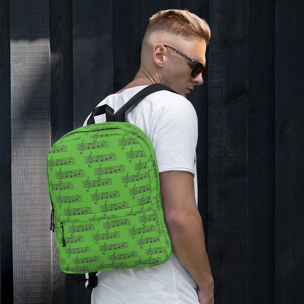 Symphony in Green All-Over Print Backpack