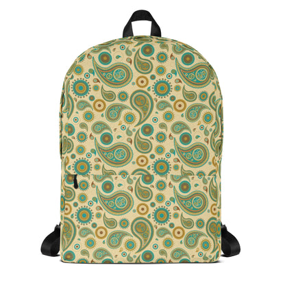 Mochila vintage con estampado paisley integral