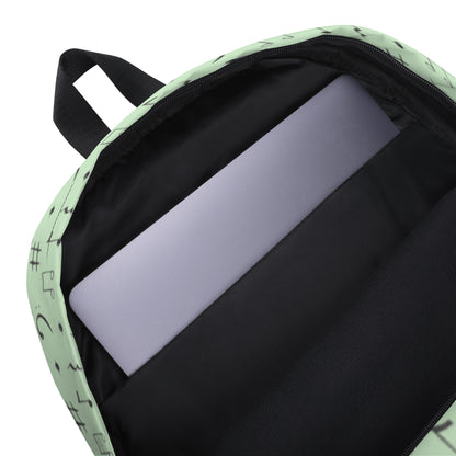 Mochila con estampado completo Mint Melody
