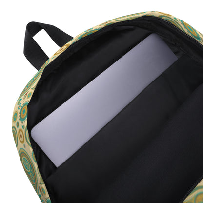Mochila vintage con estampado paisley integral