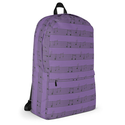 Mochila con estampado integral Lavender Symphony