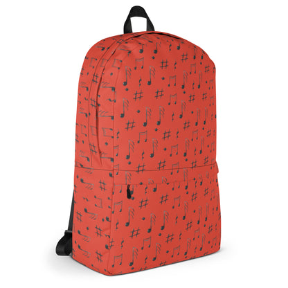 Mochila con estampado integral Scarlet Symphony