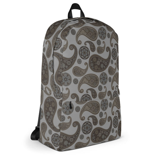 Earthy Paisley All-Over Print Backpack