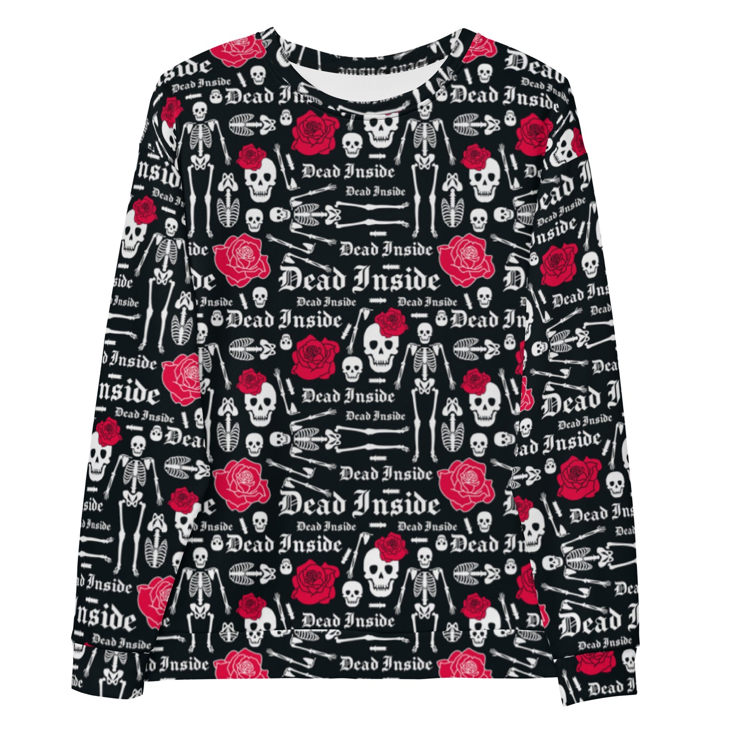 Dead Inside Gothic Graphic Sweatshirt