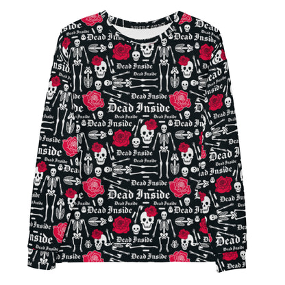 Sudadera con gráfico gótico "Dead Inside"