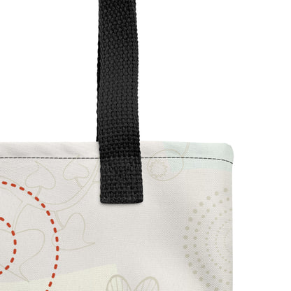 Bolsa de tela con música de pájaros del amor