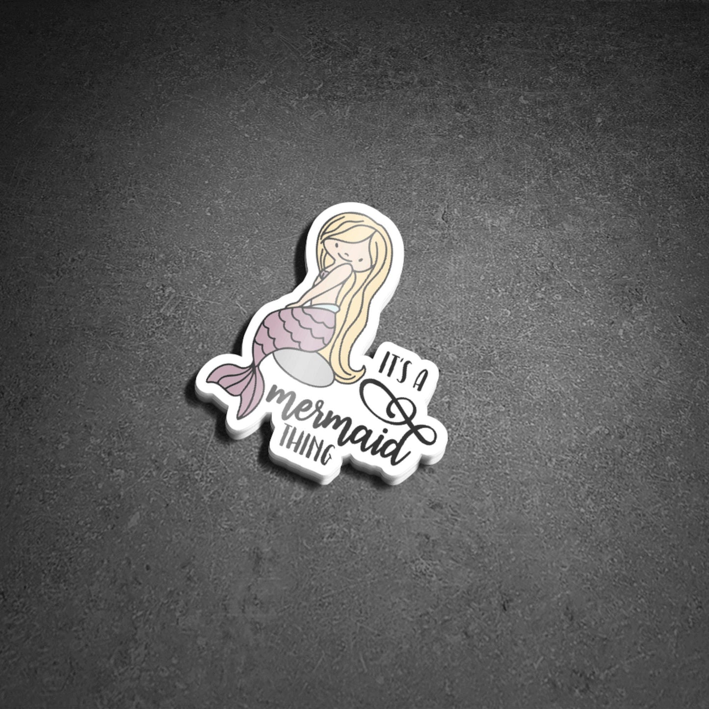 It’s a Mermaid Thing Vinyl Sticker – Waterproof Glossy Decal for Sea Lovers