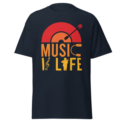 Camiseta La música es vida