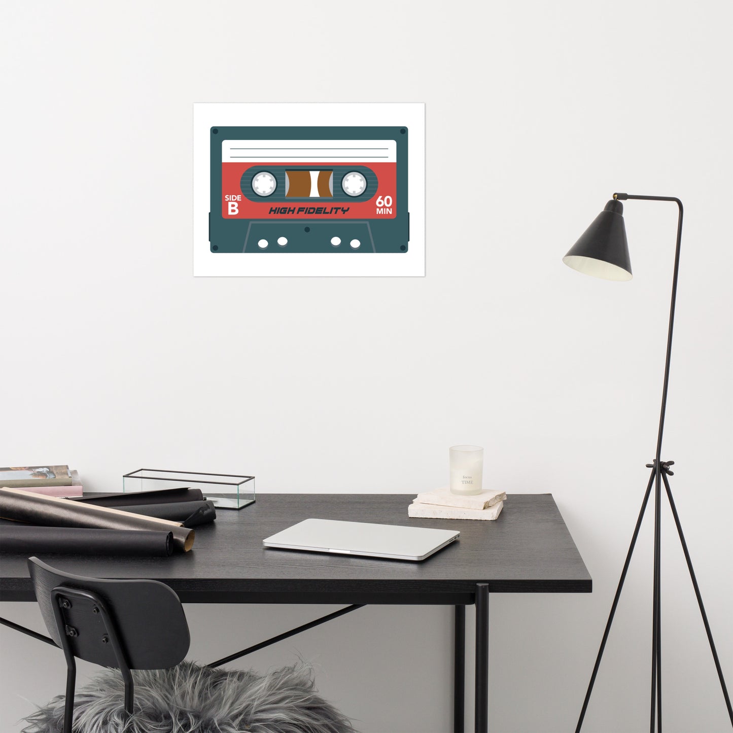 High Fidelity Retro Cassette Poster