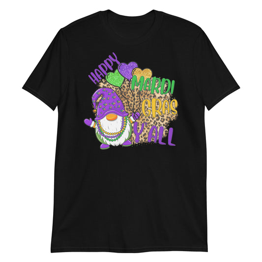 Happy Mardi Gras Y’all Gnome Tee