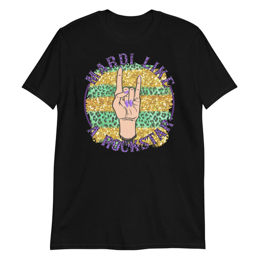 Mardi Like A Rockstar Tee