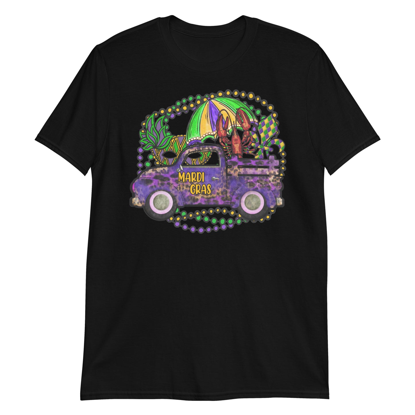 Crawfish Mardi Gras Truck Tee