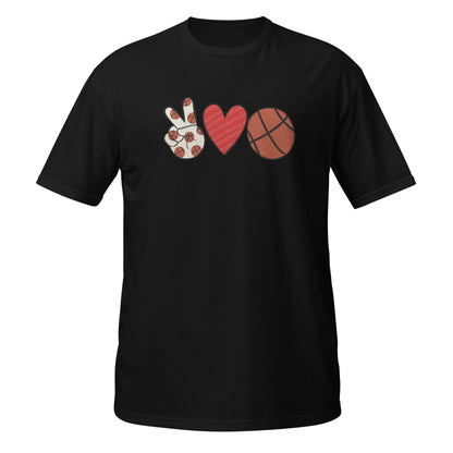Camiseta de baloncesto Peace Love