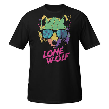 Camisa Reto Lobo Solitario con Gafas de Sol