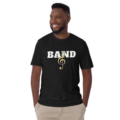 Camiseta con clave de sol de banda