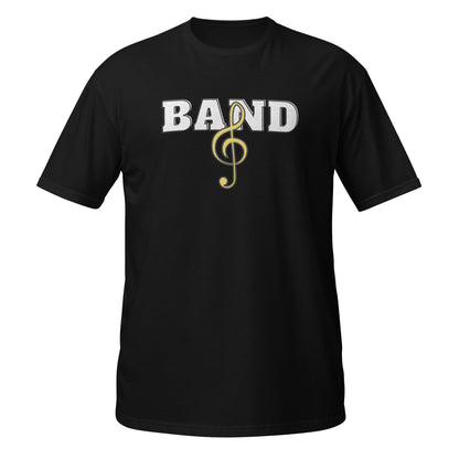 Camiseta con clave de sol de banda