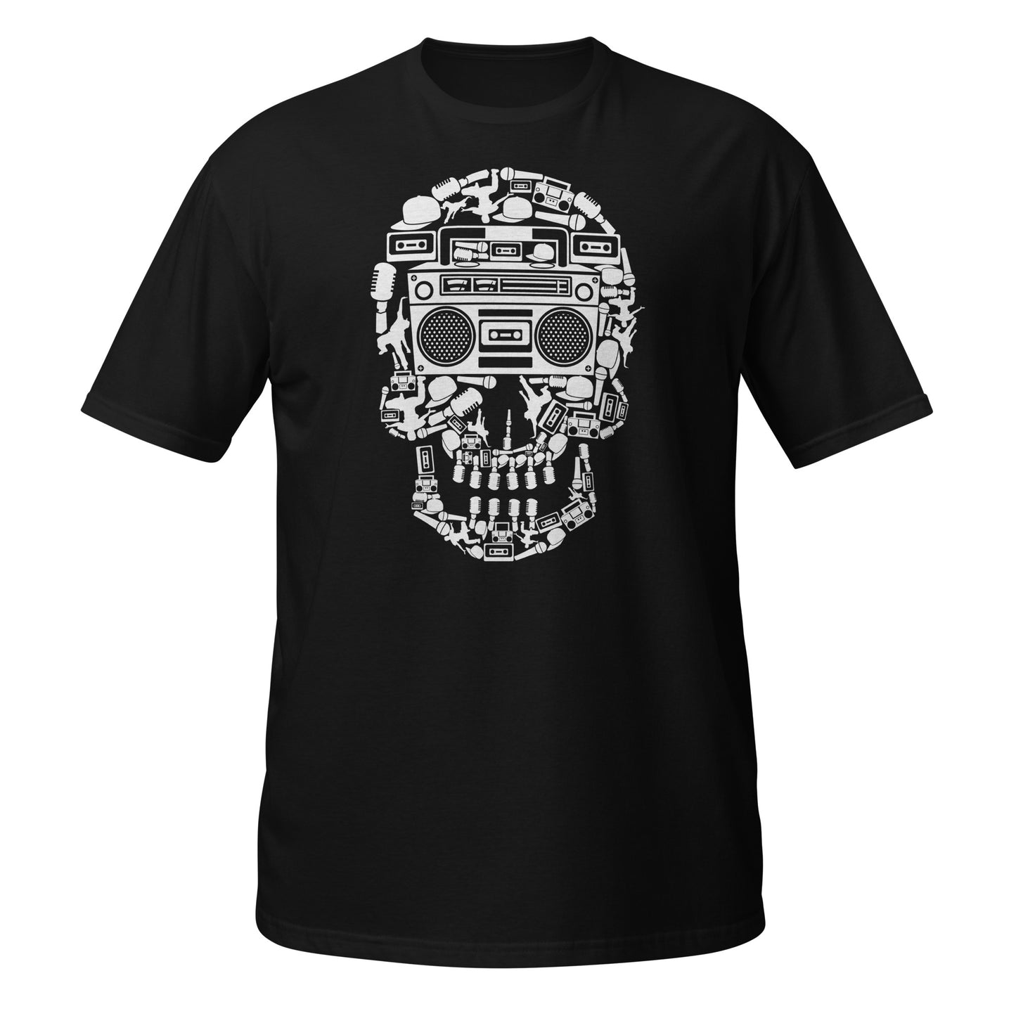 Boombox Skull Music Tee