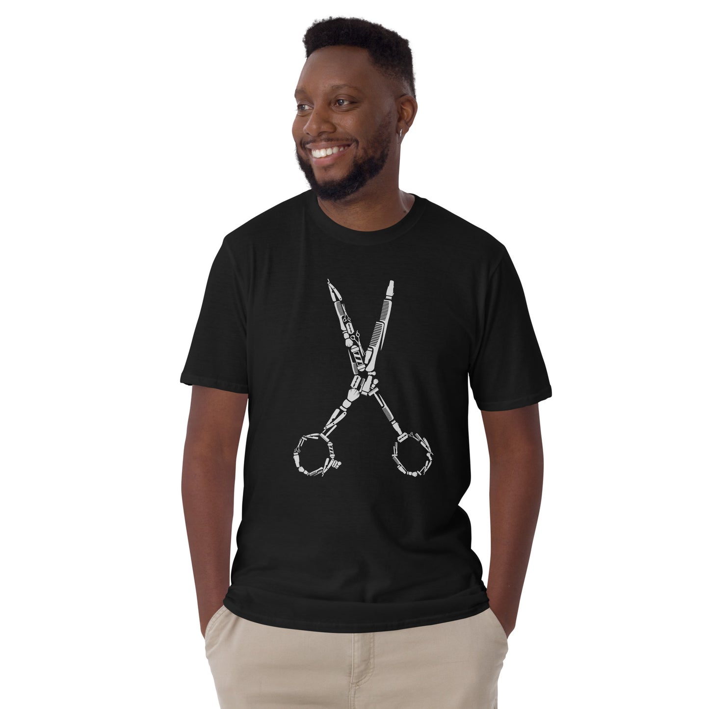 Barber Scissors Graphic Tee