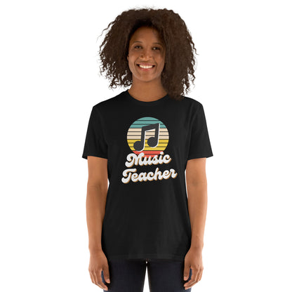 Camiseta retro de profesor de música