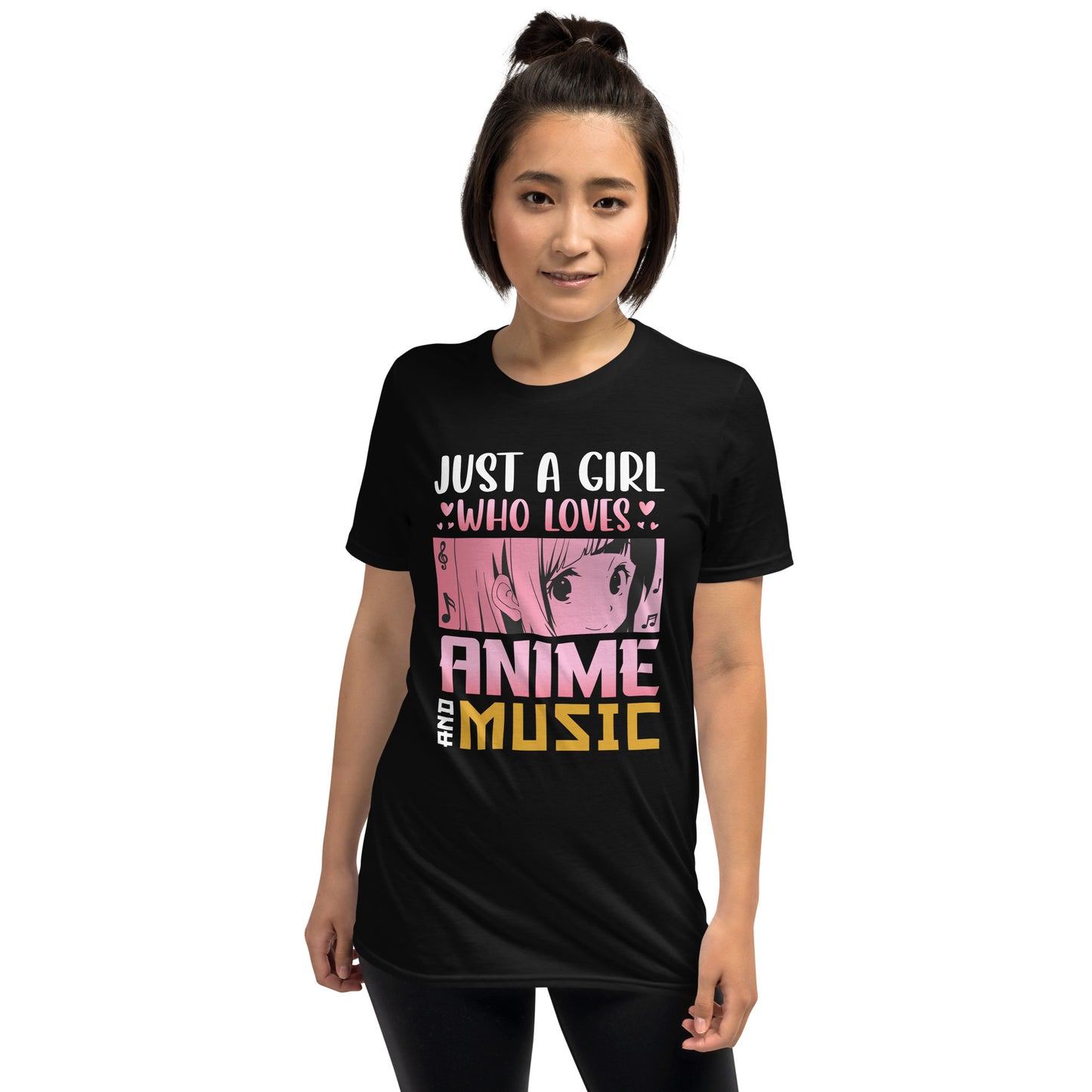 Just A Girl Who Loves Anime and Music Shirt