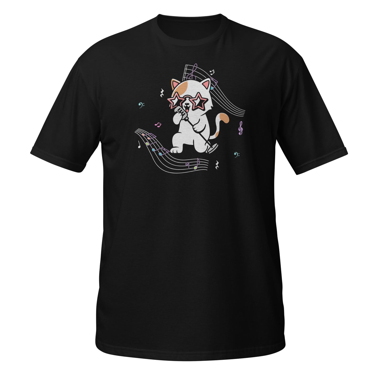 Rockstar Musical Singing Kitty Tee