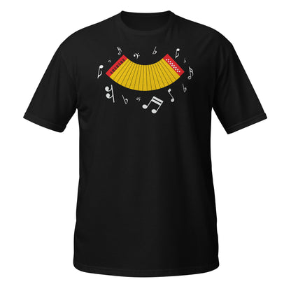 Camiseta con melodía de acordeón