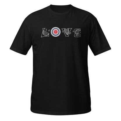 Camiseta musical LOVE Vinyl Record