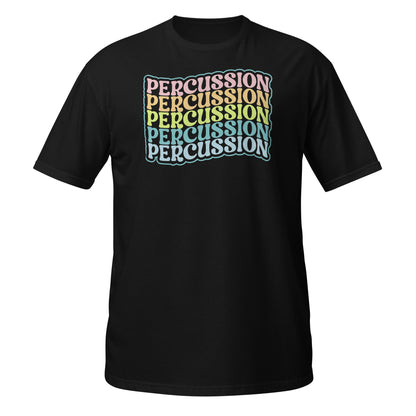 Camiseta de percusión retro