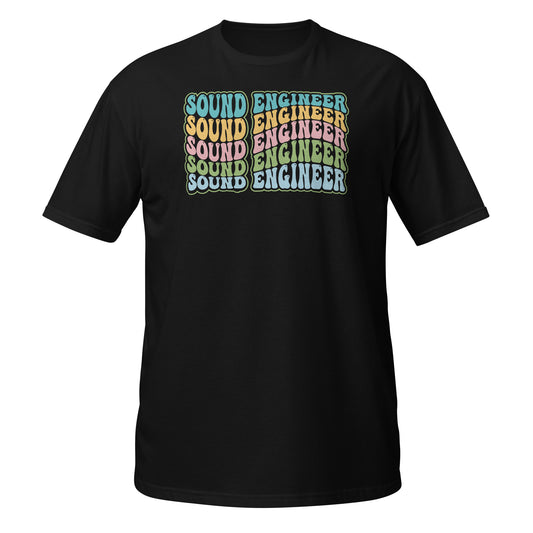 Retro Sound Engineer Music Tee