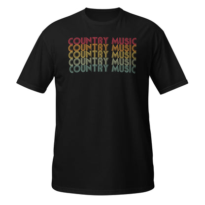Camiseta de música country retro